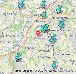 Mappa Via Dante Alighieri, 20837 Veduggio Con Colzano MB, Italia (2.35563)