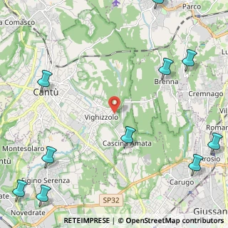 Mappa Via Gaetano Donizetti, 22063 Cantù CO, Italia (3.51091)