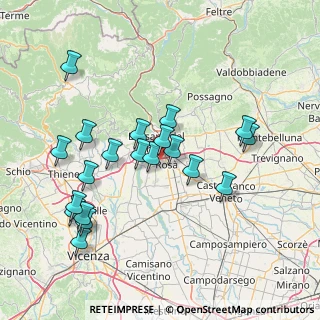 Mappa Rosà, 36027 Ca' Borini VI, Italia (14.996)