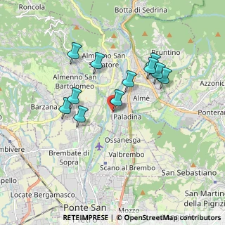 Mappa VIA BENAGLIA FRATELLI, 24030 Paladina BG, Italia (1.59909)