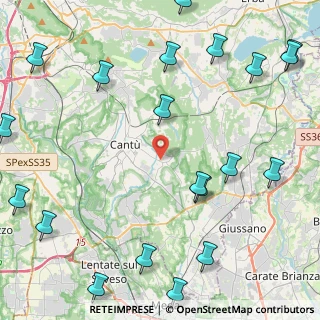 Mappa Via Enrico Toti, 22063 Cantù CO, Italia (6.2595)