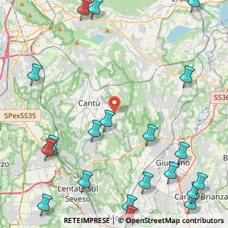 Mappa Via Enrico Toti, 22063 Cantù CO, Italia (6.723)