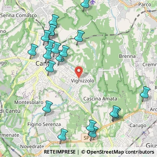 Mappa Via Enrico Toti, 22063 Cantù CO, Italia (2.6025)