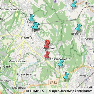 Mappa Santi pietro e paolo, 22063 Cantù CO, Italia (2.21545)