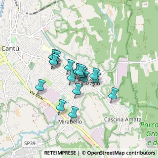 Mappa Via Enrico Toti, 22063 Cantù CO, Italia (0.563)