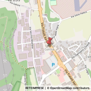 Mappa Via Fratelli Kennedy, 21, 21040 Venegono Inferiore, Varese (Lombardia)