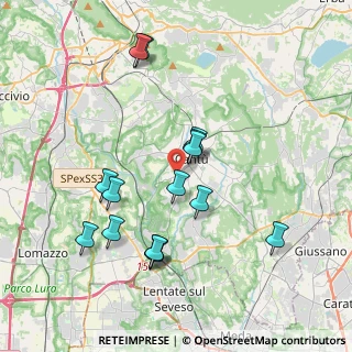 Mappa Via Magenta, 22063 Cantù CO, Italia (3.756)