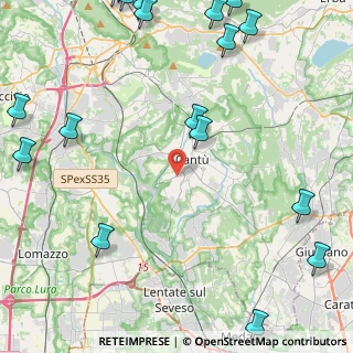 Mappa Via Magenta, 22063 Cantù CO, Italia (7.0635)