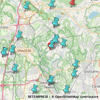 Mappa Via Magenta, 22063 Cantù CO, Italia (5.5635)
