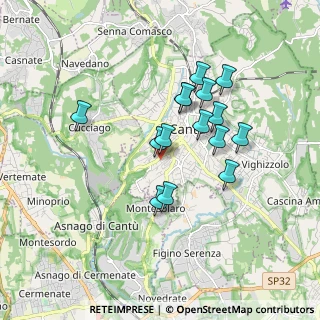 Mappa Via Magenta, 22063 Cantù CO, Italia (1.48933)