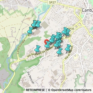 Mappa Via G. Da Cermenate, 22063 Cantù CO, Italia (0.3405)