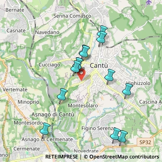 Mappa Via G. Da Cermenate, 22063 Cantù CO, Italia (1.90769)