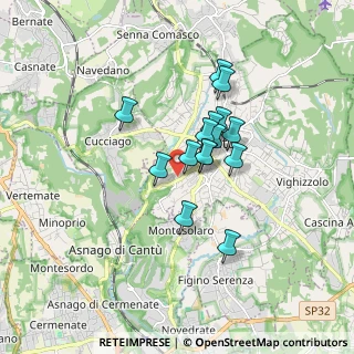 Mappa Via G. Da Cermenate, 22063 Cantù CO, Italia (1.218)