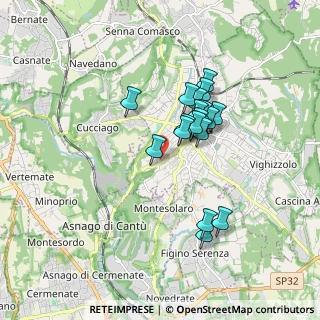 Mappa Via G. Da Cermenate, 22063 Cantù CO, Italia (1.40056)