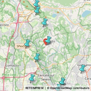 Mappa Via G. Da Cermenate, 22063 Cantù CO, Italia (6.01)