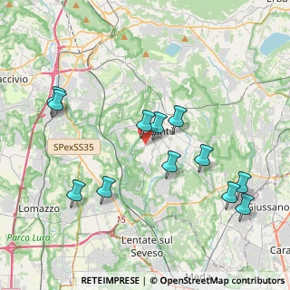 Mappa Via G. Da Cermenate, 22063 Cantù CO, Italia (4.16083)