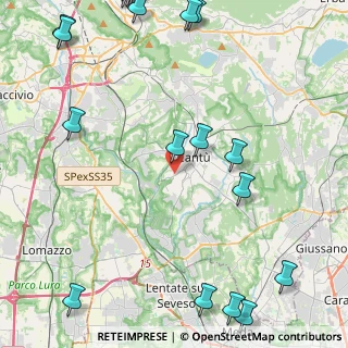 Mappa Via G. Da Cermenate, 22063 Cantù CO, Italia (6.7305)