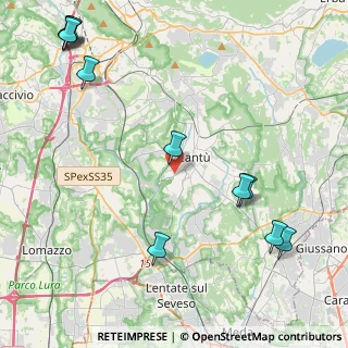 Mappa Via G. Da Cermenate, 22063 Cantù CO, Italia (5.77818)