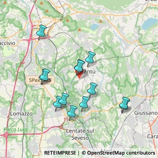 Mappa Via G. Da Cermenate, 22063 Cantù CO, Italia (3.63231)