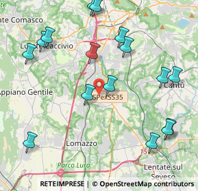 Mappa Via Guglielmo Marconi, 22073 Fino Mornasco CO, Italia (4.86)