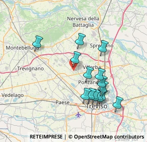 Mappa Via delle XX, 31050 Ponzano Veneto TV, Italia (6.99143)