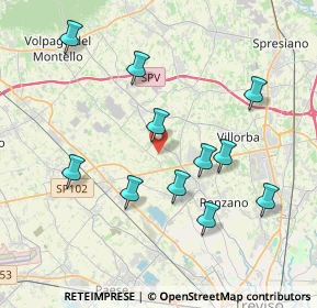 Mappa Via delle XX, 31050 Ponzano Veneto TV, Italia (3.81)