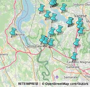 Mappa Cascina Passera, 21029 Vergiate VA, Italia (8.8675)