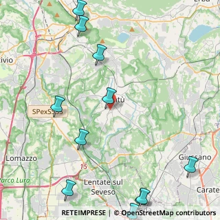 Mappa Via Montesanto, 22063 Cantù CO, Italia (6.09182)