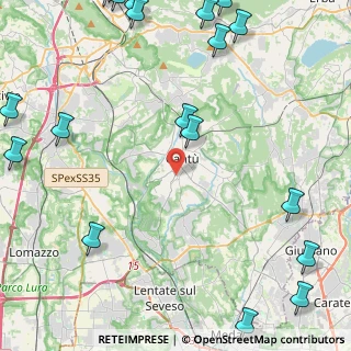 Mappa Via Montesanto, 22063 Cantù CO, Italia (7.0895)