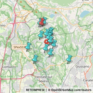 Mappa Via Montesanto, 22063 Cantù CO, Italia (2.36125)