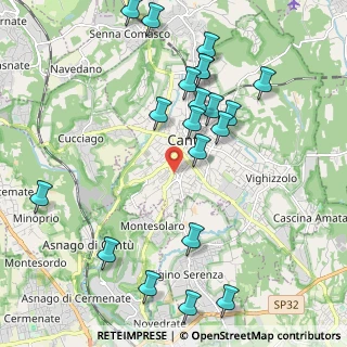 Mappa Via Montesanto, 22063 Cantù CO, Italia (2.315)