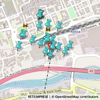 Mappa Strada Pont-Suaz, 11100 Aosta AO, Italia (0.175)