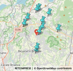 Mappa Via Prebone, 23891 Barzanò LC, Italia (3.4)