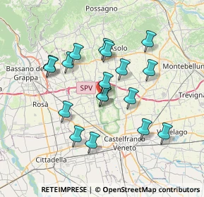 Mappa Via Brigata Martiri del Grappa, 31039 Riese Pio X TV, Italia (6.38333)