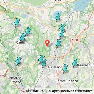 Mappa Via Pozzolo, 22040 Brenna CO, Italia (4.55154)