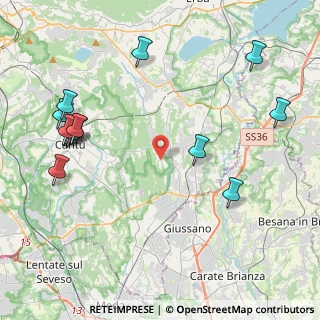 Mappa Via Pozzolo, 22040 Brenna CO, Italia (5.10615)