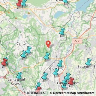Mappa Via Pozzolo, 22040 Brenna CO, Italia (6.7835)