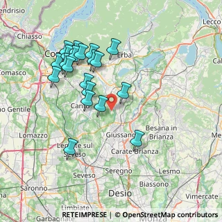 Mappa Via Pozzolo, 22040 Brenna CO, Italia (7.4515)