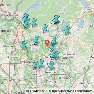 Mappa Via Pozzolo, 22040 Brenna CO, Italia (7.997)