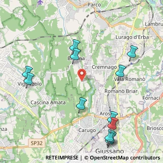 Mappa Via Pozzolo, 22040 Brenna CO, Italia (2.64)
