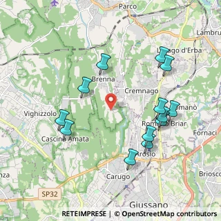Mappa Via Pozzolo, 22040 Brenna CO, Italia (2.04)