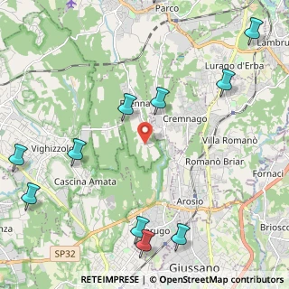 Mappa Via Pozzolo, 22040 Brenna CO, Italia (2.97455)