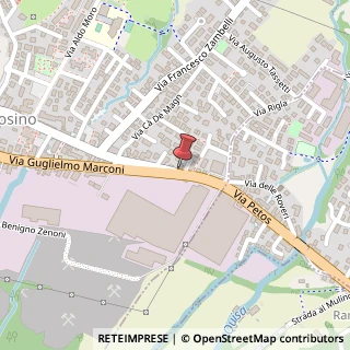 Mappa Via Guglielmo Marconi, 8, 24010 Sorisole, Bergamo (Lombardia)