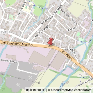Mappa Via Guglielmo Marconi, 1, 24010 Sorisole, Bergamo (Lombardia)