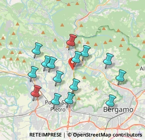 Mappa Via Don Carminati, 24030 Paladina BG, Italia (3.46533)