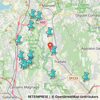 Mappa Via delle Vigne, 21040 Venegono Inferiore VA, Italia (4.92)