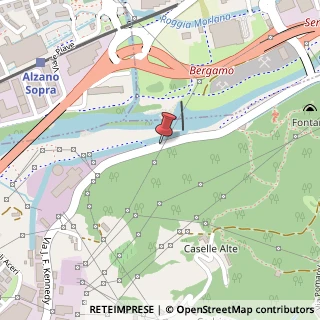 Mappa Via john kennedy 1, 24020 Villa di Serio, Bergamo (Lombardia)