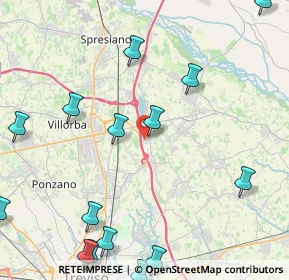Mappa Via Giacomo Bortolato, 31050 Carbonera TV, Italia (5.86333)