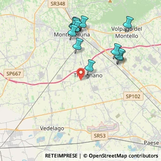 Mappa Via Castellana, 31040 Trevignano TV, Italia (4.44308)
