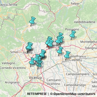 Mappa PMJ9+PQ, 36063 Marostica VI, Italia (11.182)